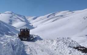 برف راه‌های روستایی ازنا