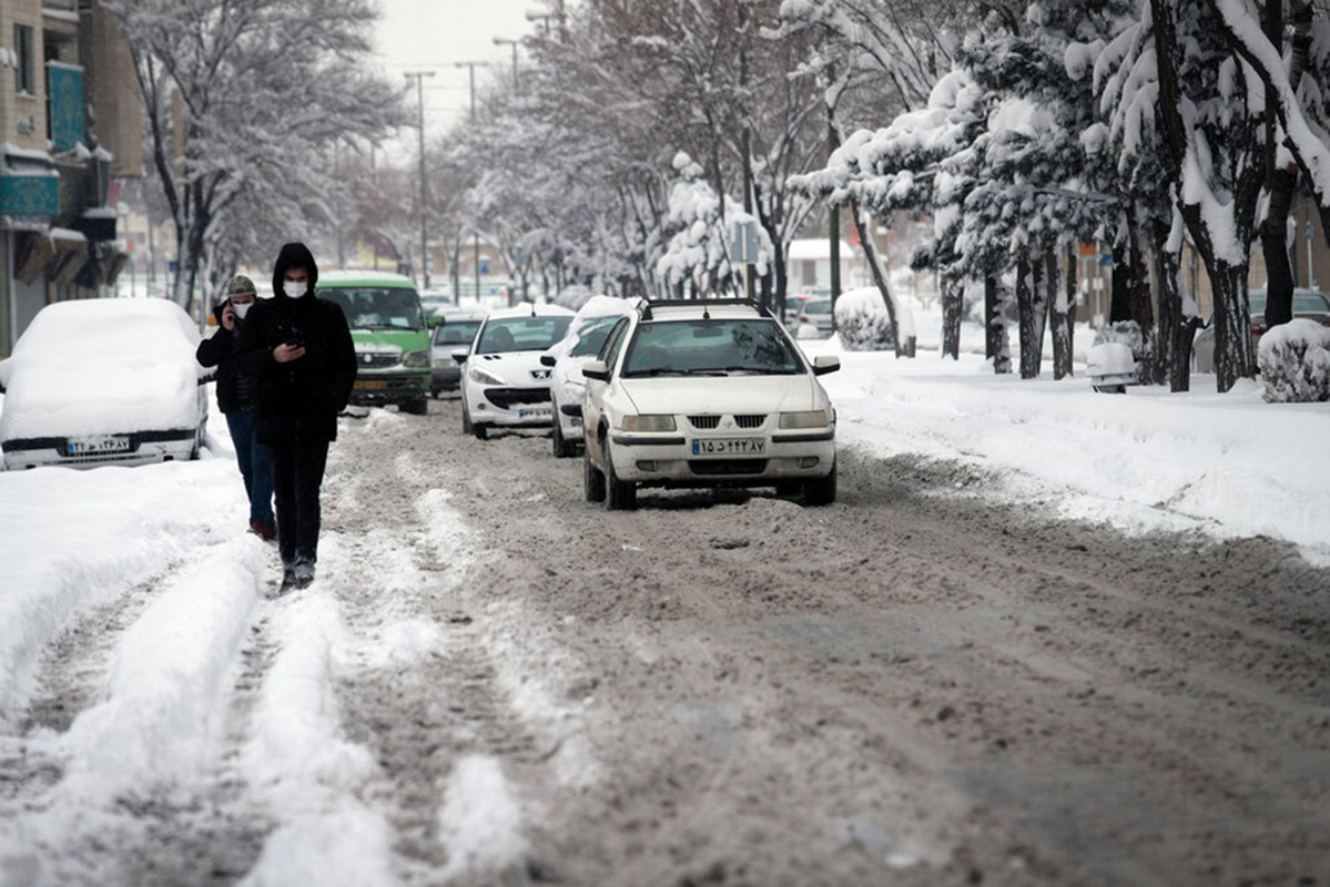 سرما و یخبندان در تهران