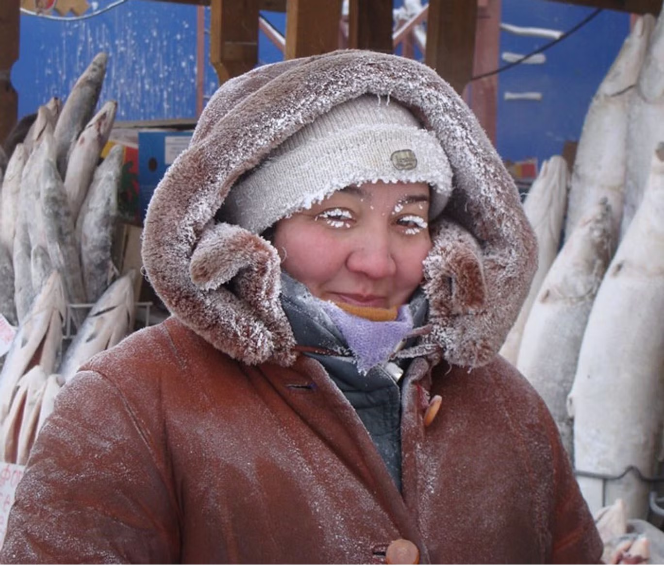 دما در سردترین شهر جهان چند درجه است؟/ عکس شهروند سردترین شهر جهان