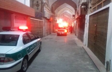تصاویری از آتش سوزی گسترده در اصفهان