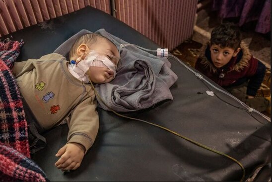 زخمی های زلزله سوریه