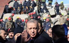 اردوغان در مناطق زلزله زده ترکیه