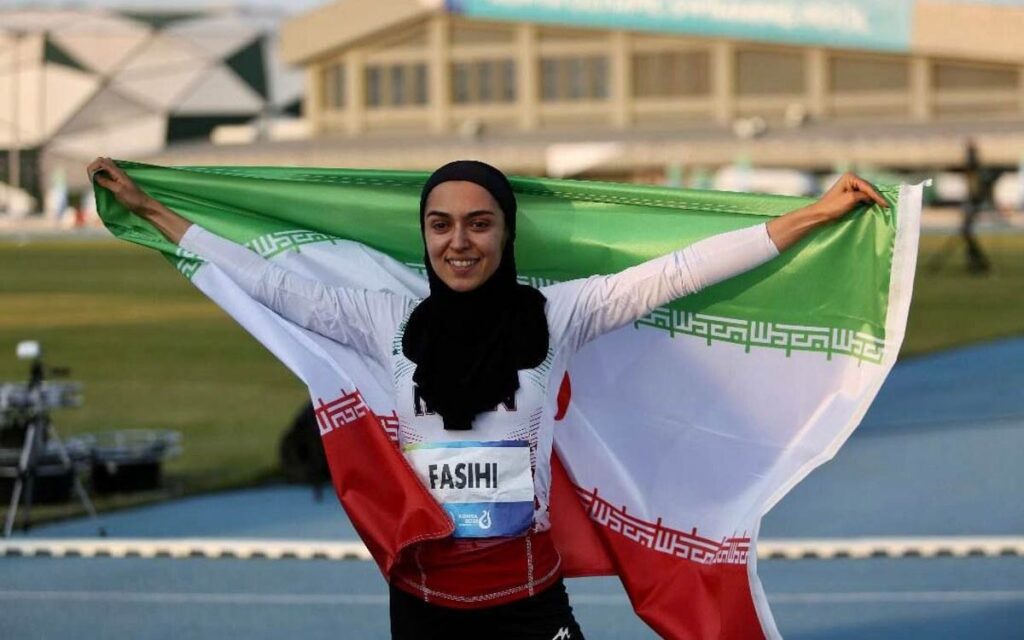 فرزانه فصیحی قهرمان دو و میدانی آسیا