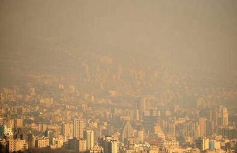 هوای تهران ناسالم برای گروه‌های حساس