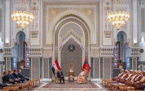 کاخ پادشاه عمان با تزئینات ایرانی