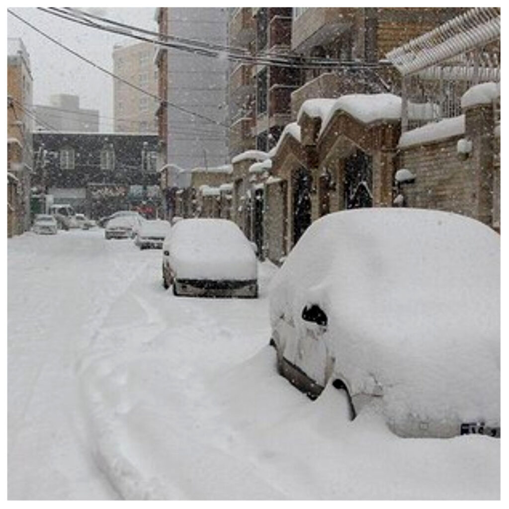 یخبندان در تهران