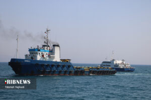 مانور امداد و نجات دریایی در جزیره کیش