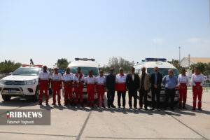 مانور امداد و نجات دریایی در جزیره کیش