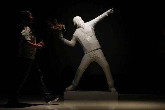 نمایشگاه آثار بنکسی در شهر مکزیکوسیتی