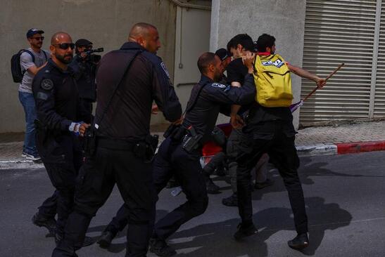 تظاهرات گسترده " روز مقاومت" مخالفان نتانیاهو در اسراییل