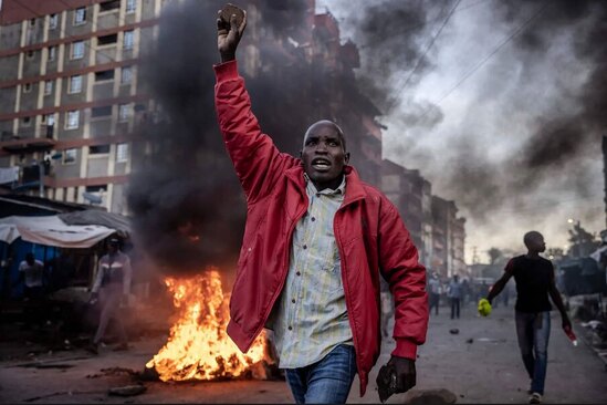 تظاهرات مخالفان حکومت کنیا