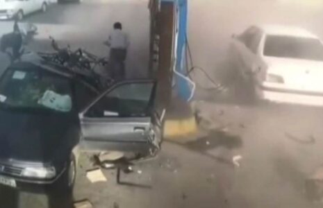 انفجارمخزن گاز یک خودرو