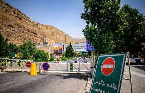 جاده چالوس یک‌طرفه شد