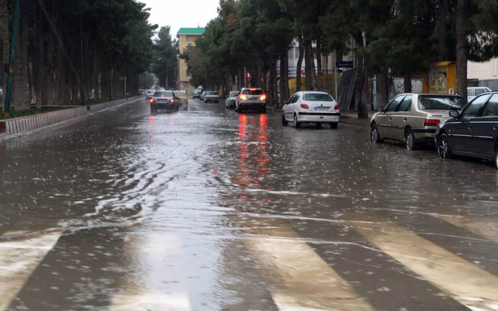 هواشناسی باد شدید و بارش برف و باران