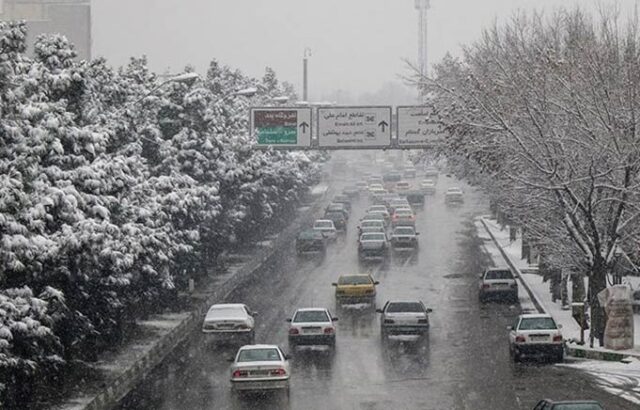 هواشناسی ایران بارش برف و باران