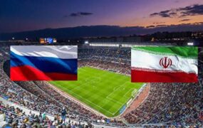 پوشش خانم روس در ورزشگاه آزاد