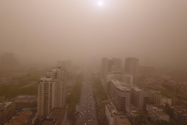 توفان شن زرد