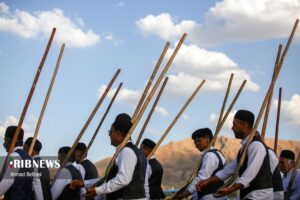 آئین سنتی پهلوانی بیل گردانی نیم ور