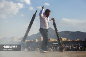 آئین سنتی پهلوانی بیل گردانی نیم ور