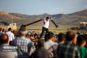 آئین سنتی پهلوانی بیل گردانی نیم ور
