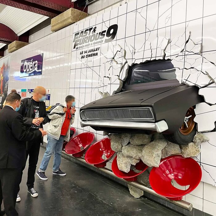 تبلیغ خلاقانه سری فیلم‌های Fast & Furious