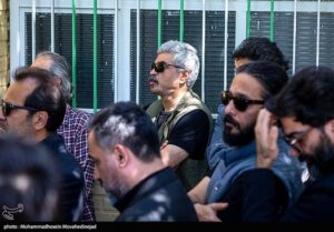 تصاویری از مراسم خاکسپاری مرحوم کیومرث پوراحمد
