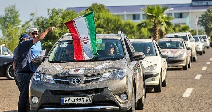 آغاز رالی اتومبیلرانی "خزر تا خلیج فارس"