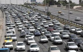 ترافیک ورودی تهران لحظه به لحظه سنگین‌تر می‌شود