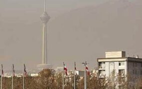 خیزش گردوخاک در تهران