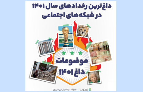 داغ‌ترین رخدادهای سال ۱۴۰۱ در شبکه‌های اجتماعی