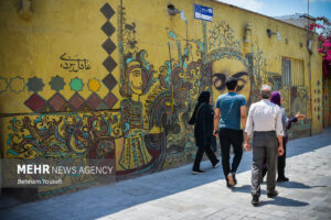 کوچه گالری نارنجستان قوام شیراز