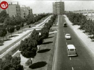 تصاویری قدیمی از بلوار کشاورز؛ ۶۰ سال قبل