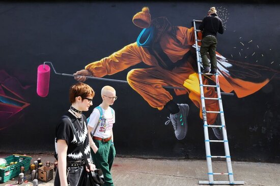 پنجمین جشنواره جهانی هنرشهری در شهر گلاسکو اسکاتلند