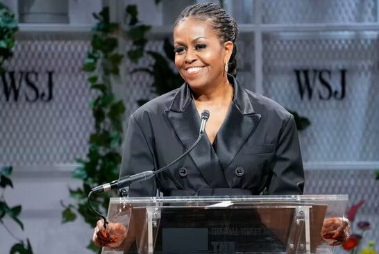 سخنرانی میشل اوباما بانوی اول اسبق آمریکا در جشنواره «آینده همه چیز» روزنامه وال استریت ژورنال در نیویورک