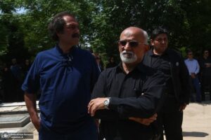 خاکسپاری حسین زمان در قطعه هنرمندان