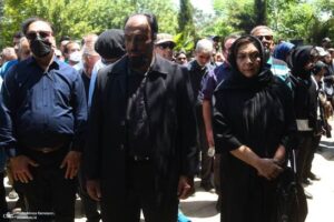 خاکسپاری حسین زمان در قطعه هنرمندان