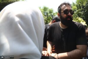 خاکسپاری حسین زمان در قطعه هنرمندان