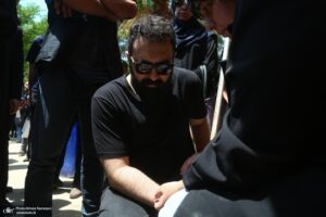 خاکسپاری حسین زمان در قطعه هنرمندان