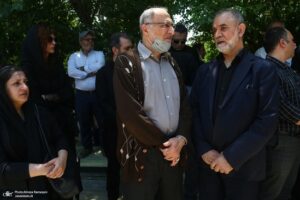 خاکسپاری حسین زمان در قطعه هنرمندان