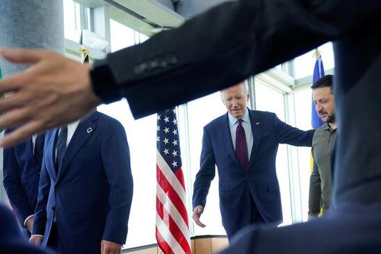 حضور رییس جمهوری اوکراین در نشست سران هفت کشور صنعتی جهان