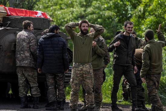 تبادل اسرا بین اوکراین و روسیه در حومه شهر باخموت