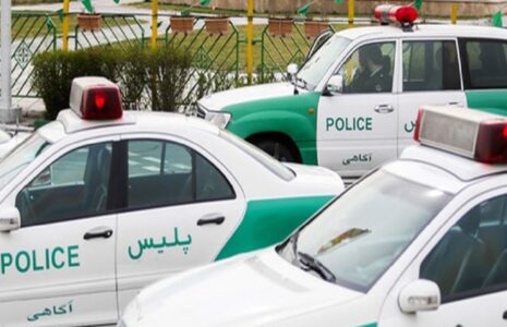 توقف خودروری فراری خودروی پلیس