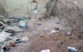مرگ مرد ۵۰ ساله بر اثر ریزش ساختمان