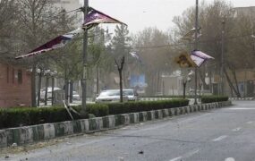 وقوع تندباد لحظه‌ای‌ در تهران، البرز و قم