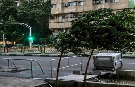 پیش‌بینی تندباد لحظه‌ای برای تهران