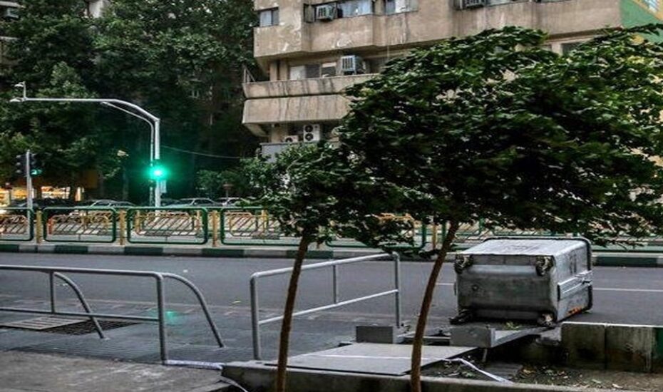 پیش‌بینی تندباد لحظه‌ای برای تهران