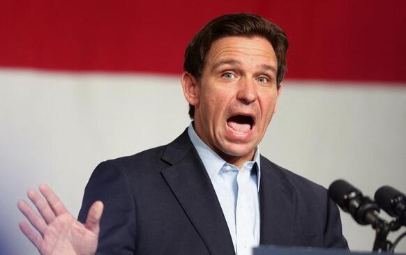 سخنرانی "ران دسانتیس" فرماندار جمهوریخواه ایالت فلوریدا آمریکا