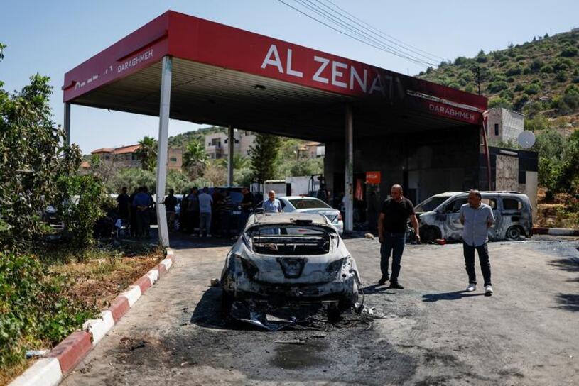 حمله شهرک نشینان اسراییلی به روستاهای فلسطین