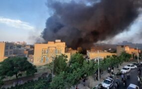 آتش سوزی گسترده در مشهد