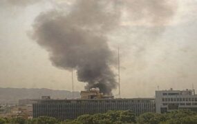 حریق در انبار چسب بازار تهران
